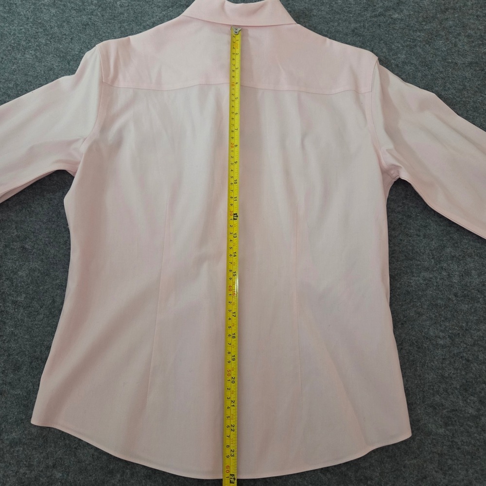 Brooks Brothers Womens 4 Pink Non-Iron Stretch Fitted Dress Shirt Cotton Button - Picture 4 of 4